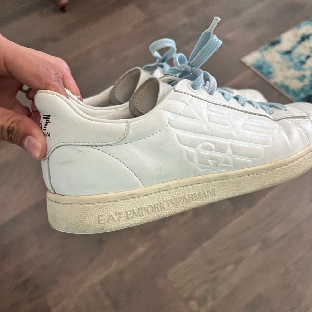Emporio Armani White Sneakers.